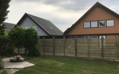 Nytt staket och gräsmatta